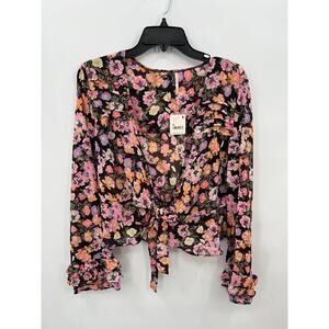 Free People Women's Maybel Blouse Size Medium